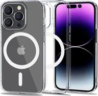 Etui i futerały do telefonów - Tech-Protect Etui Tech-protect Flexair Hybrid MagSafe Apple iPhone 14 Pro Max Clear - miniaturka - grafika 1