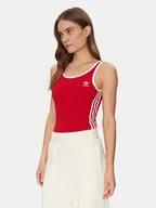 Body - adidas Body adicolor 3-Stripes JD4632 Czerwony Slim Fit - miniaturka - grafika 1