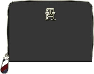 Tommy Hilfiger Damskie portfele Poppy Plus Med Za, Czarny, One Size - Portfele - miniaturka - grafika 1