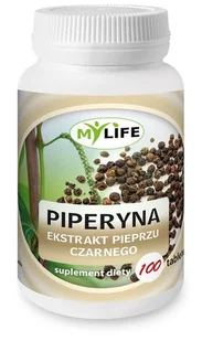 My Life Piperyna ekstrakt pieprzu czarnego 100 tabl. - Suplementy naturalne - miniaturka - grafika 1