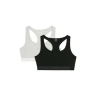 Biustonosze - Biustonosz bawełniany stanik z niskim wsparciem 2pack 4F UBRAF036-92S - miniaturka - grafika 1