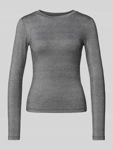 Bluzka z długim rękawem o kroju slim fit z mieszanki wiskozy model ‘Eleinas’ - Bluzki damskie - miniaturka - grafika 1