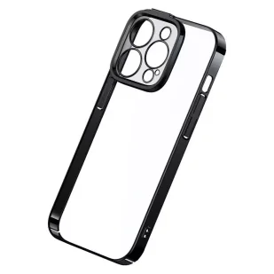 Zestaw ochronny Baseus Glitter przeźroczyste etui i szkło hartowane do iPhone 14 Pro (czarny) - Etui i futerały do telefonów - miniaturka - grafika 3