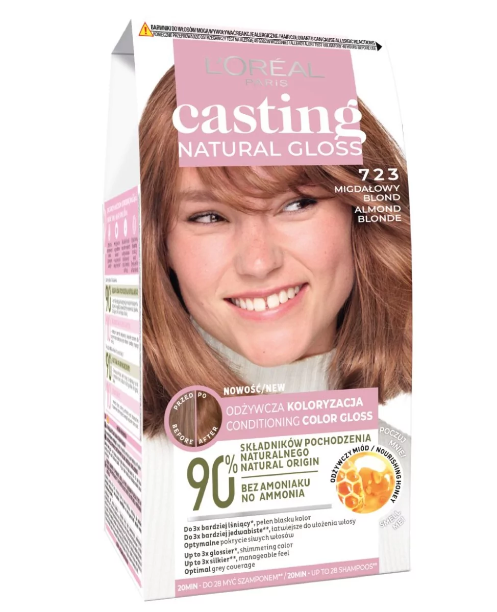 Casting Natural Gloss Farba do włosów 723 Migdałowy Blond