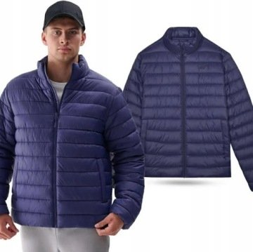 Kurtka 4F Męska Ciepła Puchowa Pikowana Ocieplana Zima JAM483 r. XL