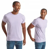 Koszulki męskie - Koszulka Męska T-Shirt BASIC Bawełna Iconic FRUIT 61430 FIOLET LAWENDA L - miniaturka - grafika 1
