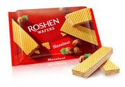 Ciastka - Roshen wafers wafelki orzechowe 72g - miniaturka - grafika 1