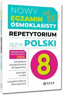 Egzamin ósmoklasisty Język polski. Repetytorium 2025 - Podręczniki dla szkół podstawowych - miniaturka - grafika 1