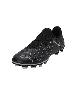 PUMA Męskie buty piłkarskie Future Play Fg/Ag, Puma Black Puma Silver, 47 EU - Piłka nożna - miniaturka - grafika 1