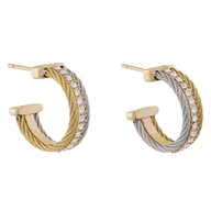 Kolczyki - Kolczyki Guess JUBE05 392JW Złoty - miniaturka - grafika 1