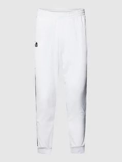 Spodnie sportowe męskie - Spodnie dresowe z wyhaftowanym logo - grafika 1