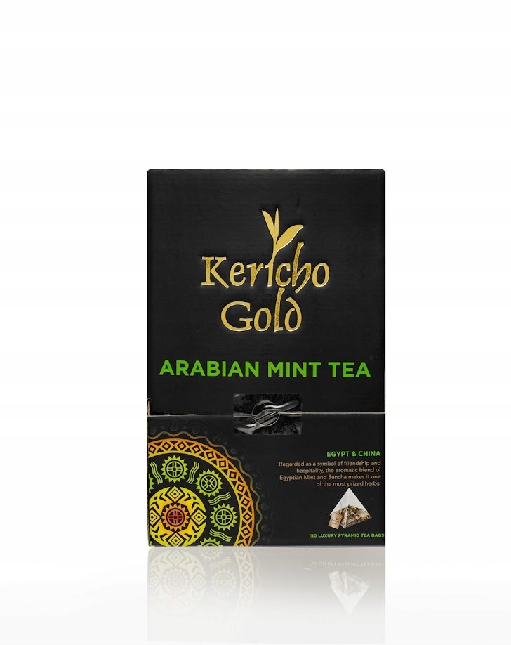 Herbata zielona Kericho Gold Arabian Mint 150 piramidek miętowa HoReCa
