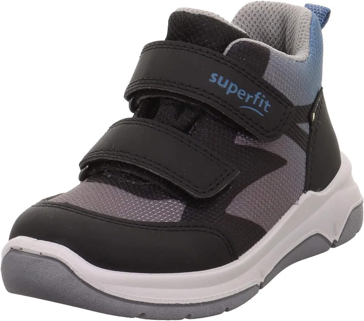 Buty dziecięce sportowe Gore-Tex lekko wyściełane 22 EU czarno-niebieskie