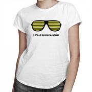 Koszulki męskie - I Feel Leweracyjnie - damska koszulka z nadrukiem 8238 - miniaturka - grafika 1