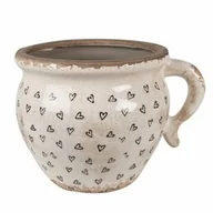 Donice - Osłonka Na Doniczkę w Serca H Clayre & Eef - miniaturka - grafika 1
