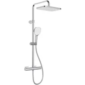 Zestawy prysznicowe - Zestaw prysznicowy natynkowy KFA ARMATURA Malaga 5756-910-00 z deszczownicą Chrom - miniaturka - grafika 1