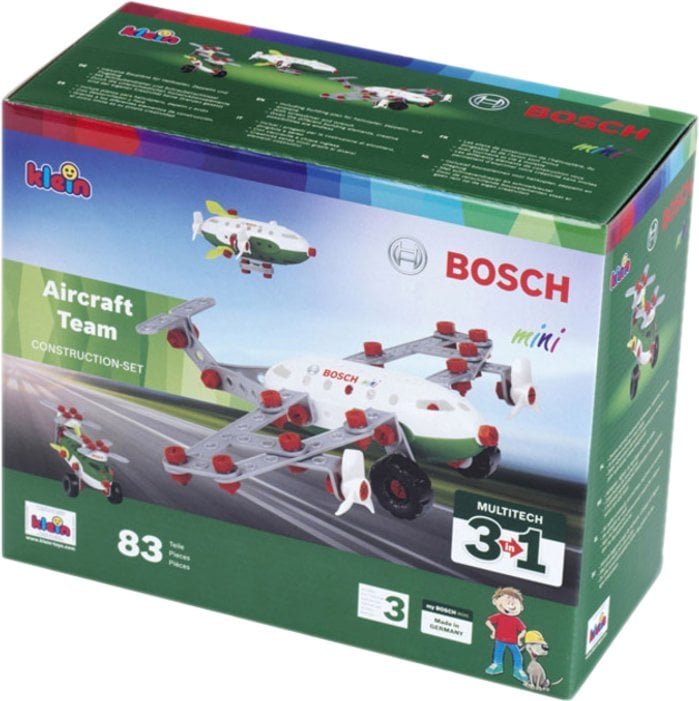 Theo Klein Bosch 3w1 Aircraft Team lotnictwo 8790 - Zestawy konstrukcyjne