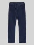 Spodnie i spodenki dla chłopców - Spodnie sztruksowe o kroju regular fit z czystej bawełny model ‘JOGGSTYLE PELLE’ - miniaturka - grafika 1