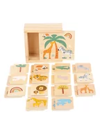 Gry planszowe - Small foot Memory "Safari" - 3+ - miniaturka - grafika 1