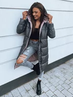 Kurtki damskie - Kurtka damska KERMIT szara Dstreet TY2863-S - miniaturka - grafika 1