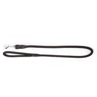Smycze dla psów - Dingo Smycz Z Linki Snake 1,6X120 CM Czarna - miniaturka - grafika 1