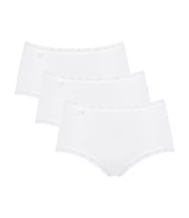 Sloggi, 3 x Majtki damskie sloggi 24/7 Cotton Lace Midi C3P, rozmiar 44 - Majtki damskie - miniaturka - grafika 1