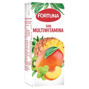 Fortuna Sok multiwitamina 200 ml - Soki i napoje niegazowane - miniaturka - grafika 1