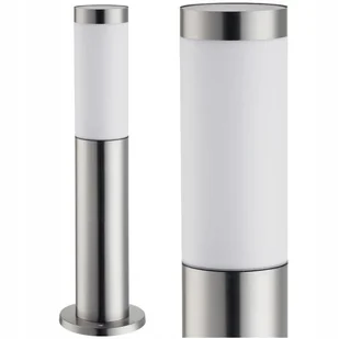Lampa Ogrodowa stojąca słupek ogrodowy 45 cm E27 stal nierdzewna - Lampy ogrodowe - miniaturka - grafika 1