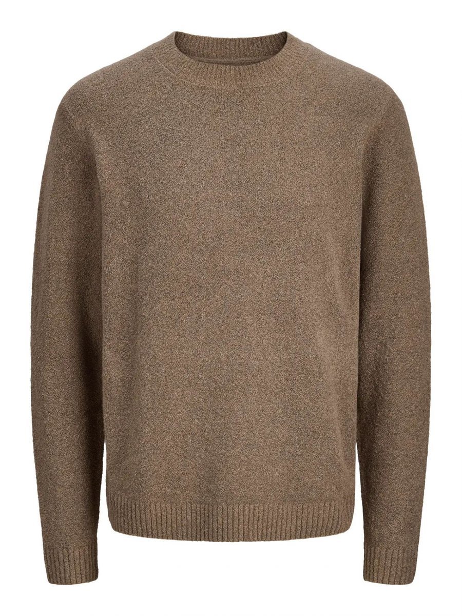 bluzka męskie jack and jones 12287968 maverick knit crew brindle