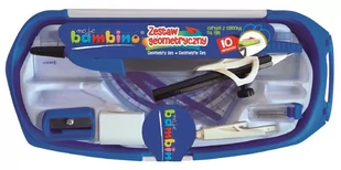 Bambino Zestaw geometryczny z cyrklem - Przybory szkolne - miniaturka - grafika 1