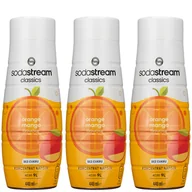 Syropy i koncentraty owocowe - 3x SYROP SODASTREAM POMARAŃCZA MANGO BEZ CUKRU SOK DO WODY 9L NAPOJU - miniaturka - grafika 1