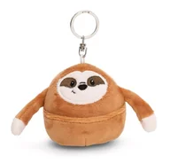 Plecaki - Breloczek Chill-NICI leniwiec 8cm - brązowy - Pluszowy towarzysz przytulanka z kółkiem na klucze do smyczy, torby lub plecaka 61758 - miniaturka - grafika 1