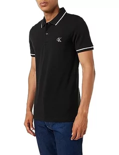 Calvin Klein Jeans Męska koszula Tipping Slim Polo - Koszule męskie - miniaturka - grafika 1