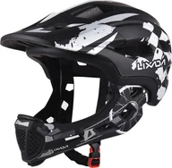 Kaski rowerowe - Dziecięcy kask rowerowy LIXADA, zdejmowany kask pełnotwarzowy, regulowany kask rowerowy dla dzieci, biały - miniaturka - grafika 1