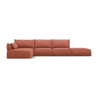 Narożniki - Czerwony narożnik (lewostronny) Vanda – Mazzini Sofas - miniaturka - grafika 1