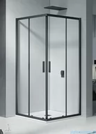 Kabiny prysznicowe - Riho Hamar 2.0 R207 kabina prysznicowa kwadratowa profile czarny mat 80x80 cm przejrzyste G007004121 - miniaturka - grafika 1