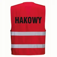 Odzież robocza - Kamizelka odblaskowa Portwest unisex XXL/XXXL z nadrukiem HAKOWY - miniaturka - grafika 1