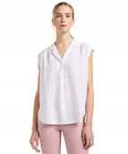 Koszule damskie - Koszula Lee CAP SLEEVE SHIRT 112365044 Bright White S - miniaturka - grafika 1