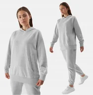 Bluzy damskie - 4F BLUZA DAMSKA DRESOWA Z KAPTUREM - miniaturka - grafika 1