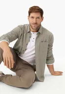 Koszule męskie - Koszula w kratę, Regular Fit, K-TIGARO - miniaturka - grafika 1