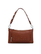 Torebki damskie - Desigual Torebka Monic 24WAYP02 Brązowy - miniaturka - grafika 1