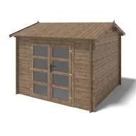 Altany ogrodowe - Domek ogrodowy ALTANKA 9 m2 - 3x3 m - 28 mm, drewniany, impregnowany, DOM676, 1szt. - miniaturka - grafika 1