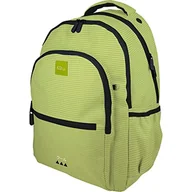 Plecaki szkolne i tornistry - Grafoplás Unisex dziecięcy pojemny plecak szkolny Kuru (1 szt.), Zielona limonka, 33x46x22,5cm, Plecak szkolny, 3 przegrody, można go dostosować do koszyka - miniaturka - grafika 1