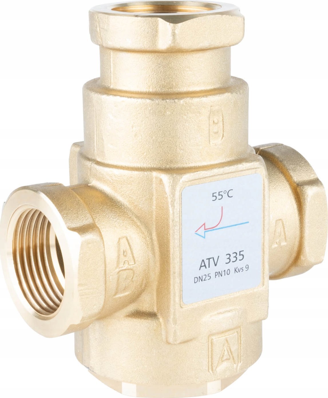 Afriso Zawór temperaturowy ATV 335, DN25, Rp1