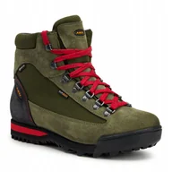 Buty trekkingowe męskie - Buty trekkingowe męskie Aku Slope Micro Gtx military green/red 45 Eu - miniaturka - grafika 1