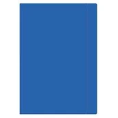 Teczki i skoroszyty - Interdruk Teczka z gumką jednokolorowa - niebieska TC29INT - miniaturka - grafika 1