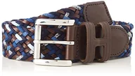 Paski - Hackett London Plait Belt, Pasek męski, 5aamulti Blue, 28, 5aamulti niebieski, 28 - miniaturka - grafika 1
