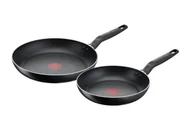 Zestawy garnków i patelni - Zestaw patelni TEFAL Super Cook 24/28 cm 2el. - miniaturka - grafika 1