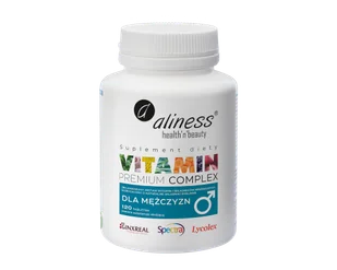 Aliness Premium Vitamin Complex dla mężczyzn 120 tabletek FB45-106AD - Witaminy i minerały - miniaturka - grafika 1