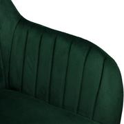 Krzesła - Krzesło aksamitne Sevilla velvet ciemnozielone 5902340322017 - miniaturka - grafika 1